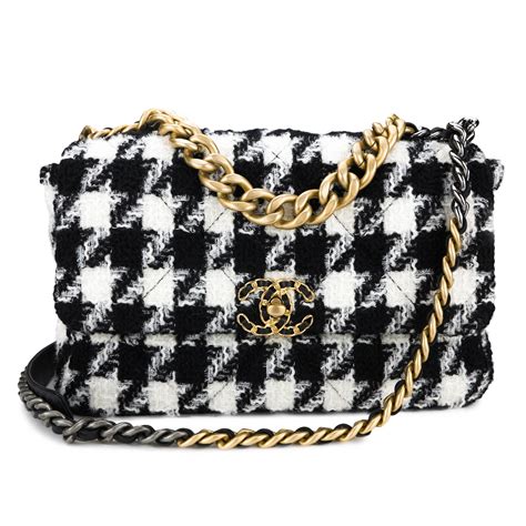 white and black chanel bag.